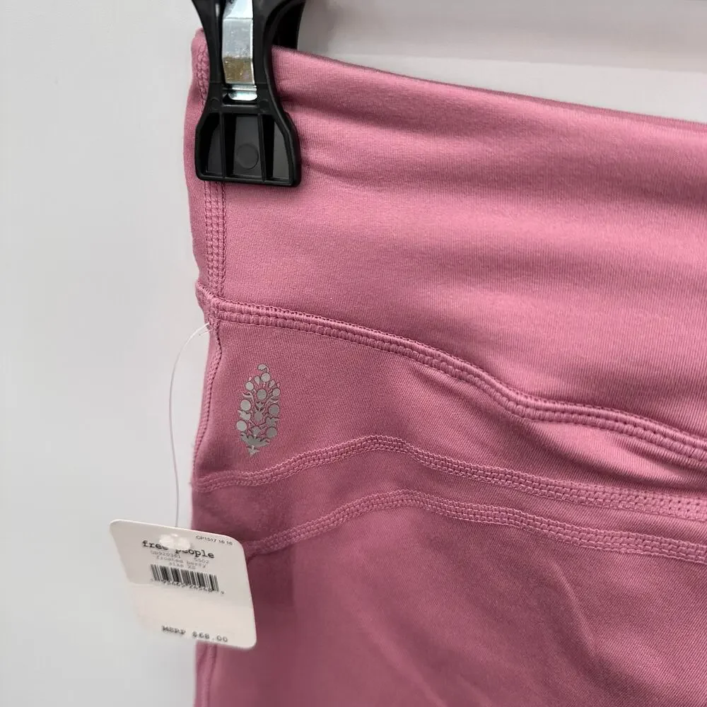 FREE PEOPLE FP Movemenet NWT Biker Baby Shorts in Frosted Berry // XS - Picture 9 of 10